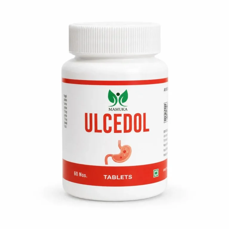 ULCEDOL Ayurvedic Tablets – Herbal Ulcer and Acidity Relief by Mamuka Healthcare
