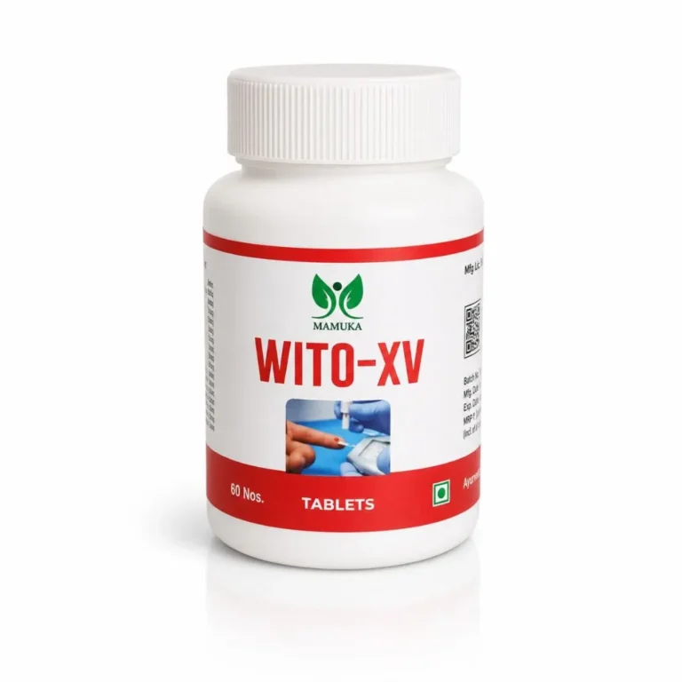 WITO-XV Siddha Herbal Tablets – Natural Blood Sugar Support by Mamuka Healthcare